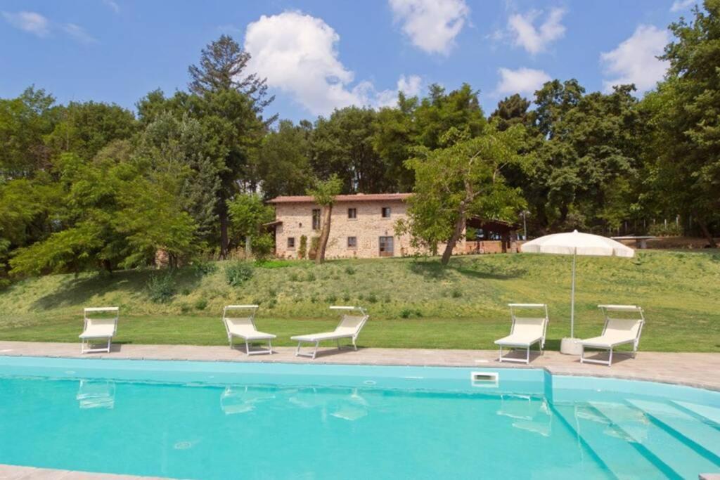 Villa Liz Tuscany, Private Pool, Hot Tub, Property Fenced, Pets Allowed Poppi Dış mekan fotoğraf